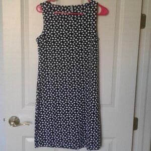 Lulu B heart print dress size S  Black and white
